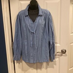 XXL Blue a.n.a. Blouse - new with tags